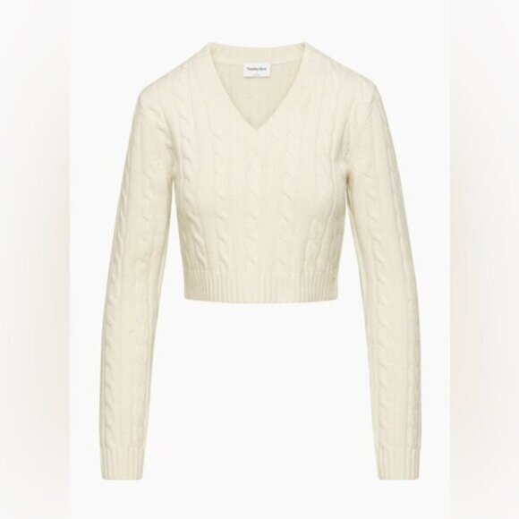 LIKE NEW-Aritzia Sunday Best Moss Sweater- small - Picture 1 of 7
